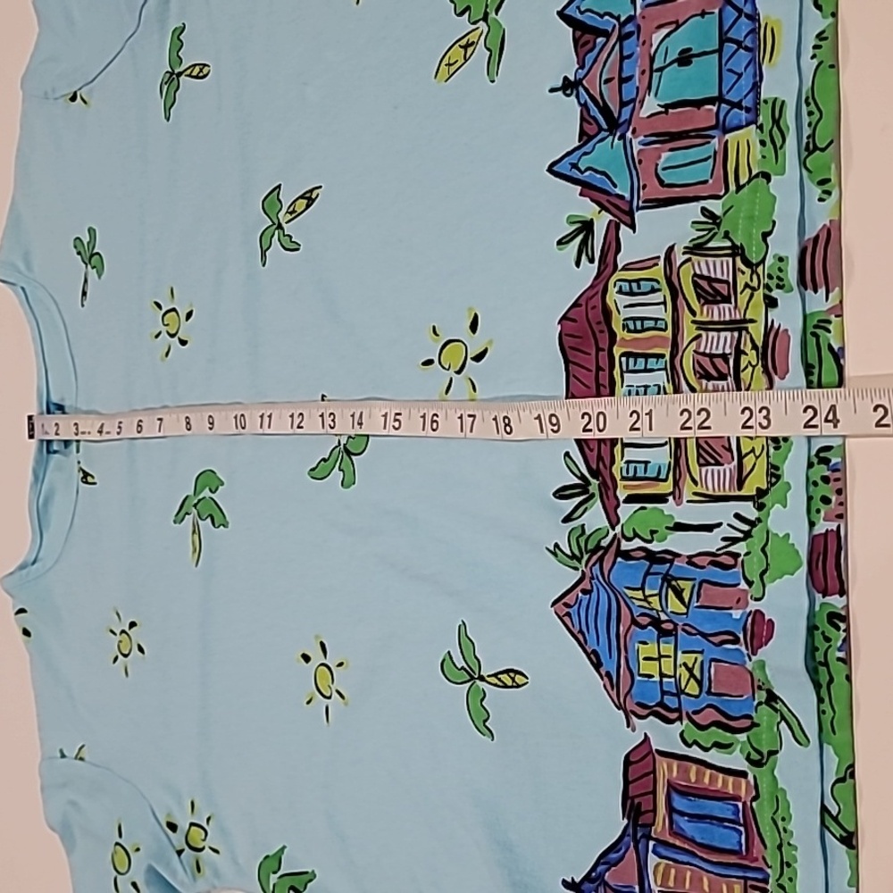 Sally Huss Artist Creation Key Life Tee Shirt Mint Green Large - Picture 9 of 10